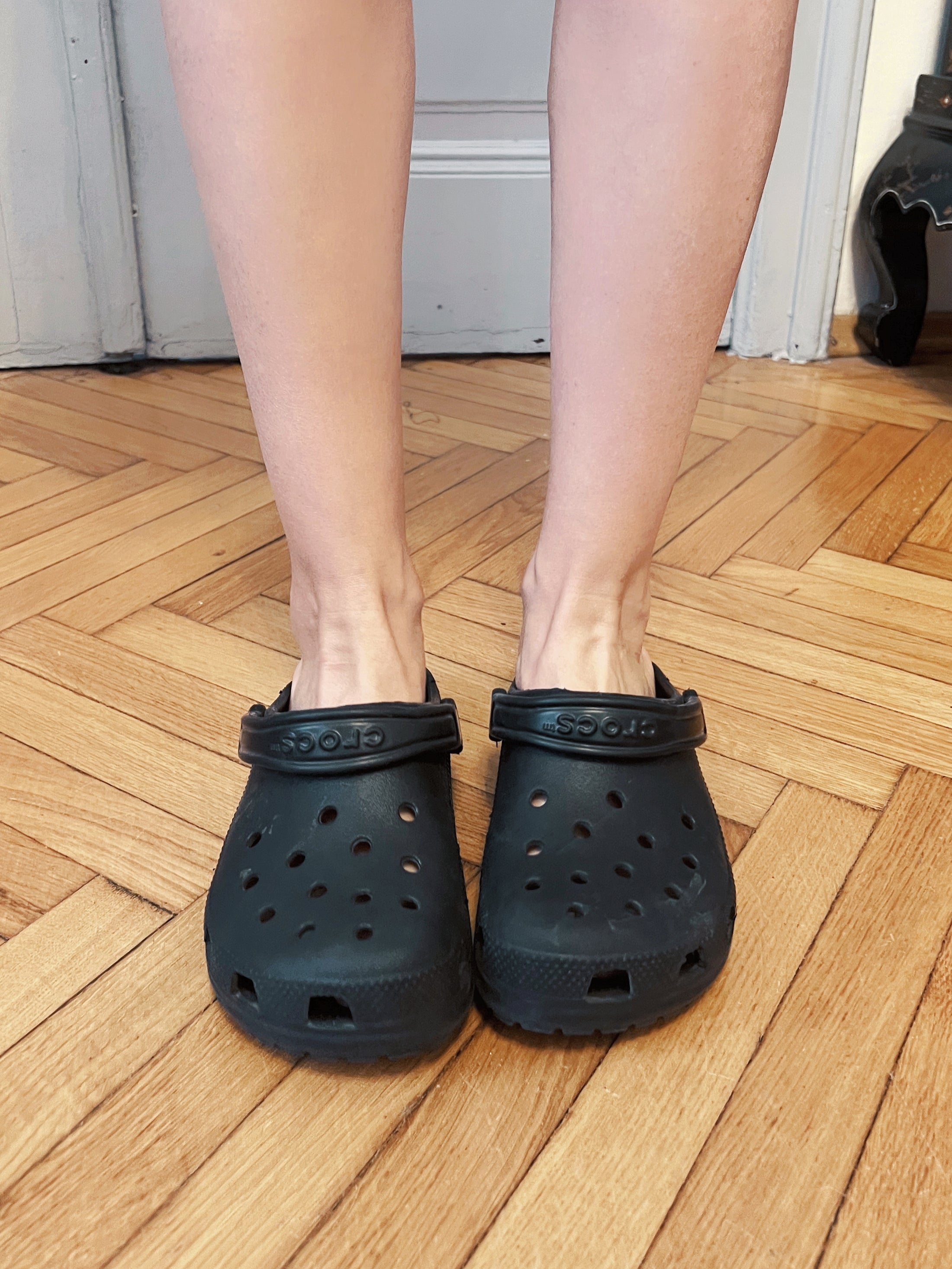 Papuci Black Crocs