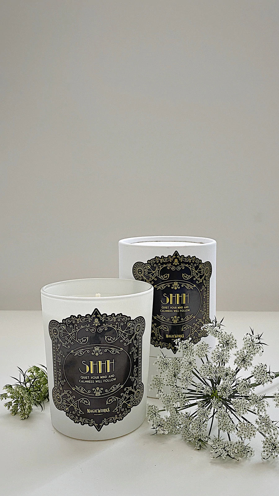 SHHH – Quiet Your Mind and Calmness Will Follow… Candle