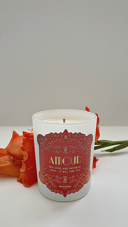 AMOUR - Self-love and Universal LOVE - It will Find You Candle